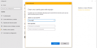 Como crear cuentas de Usuario adicionales en Windows 10