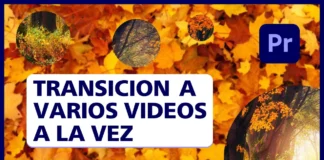 Añadir TRANSICIÓN a varios vídeos A LA VEZ en Premiere Pro