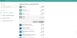 Eliminar Programas en Windows 10