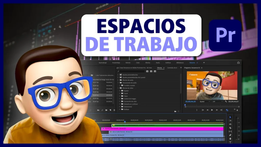 PERSONALIZAR y CREAR ESPACIOS DE TRABAJO en Premiere Pro